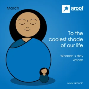 Best SEO Expert in Kerala- Poster of copywriting work for the client 'Aroof' on 'Women's Day'